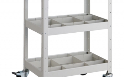 日本中山TRUSCO BDW-963F3-W 工具货车面包车600X400XH880深3段带隔板白色