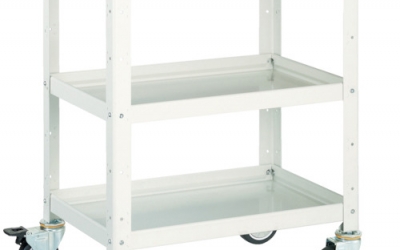 日本中山TRUSCO BDW-762 TU-W 工具货车600 X400天板聚氨酯车轮白色