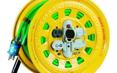 日本中山TRUSCO BG-301KXT 带防漏电的软线缆车30米