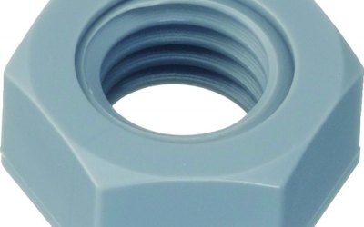 日本中山TRUSCO BPVC-NTM3 聚氯乙烯(PVC)六角螺母M3 50个装