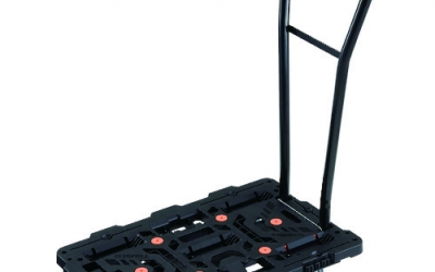 日本中山TRUSCO_BT 700 J3 H-E100_连接式树脂制平台车甲壳虫700 X450自如3轮脱离式手柄附