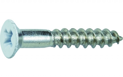 日本中山TRUSCO__SCWS-2416W__不锈钢木螺钉盘头M2.4X16白色(45根装)