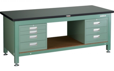 日本中山TRUSCO__RTWZ-1800D3D4__RTWZ型工作台1800X750XH740带3段、4段抽屉