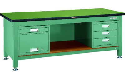 日本中山TRUSCO__RTWZ-1800D3K__RTWZ型工作台1800X750 3段带抽屉_储物柜