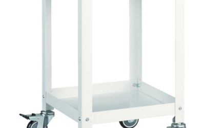 日本中山TRUSCO__RBW-632 U W__工具货车360 X360聚氨酯车轮白色