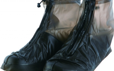 日本中山TRUSCO__RSCS-BK__雨鞋罩带拉链S尺寸(22.5~24.0)黑色