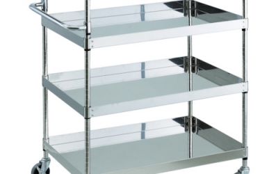 日本中山TRUSCO CPE3-1264 不锈钢货车304清洁凤凰600X400 4段