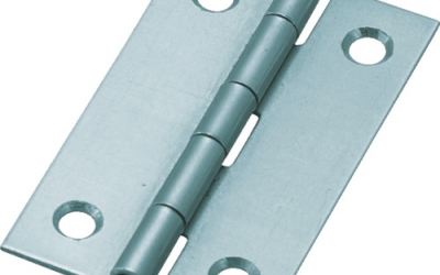 日本中山 TRUSCO 550-25N 钢制薄普通铰链面料完成全长25.5 mm(10个装)