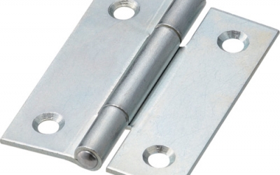 日本中山 TRUSCO 888-51UNCR 钢制厚口铰链三价镀铬完成全长51 mm 10个