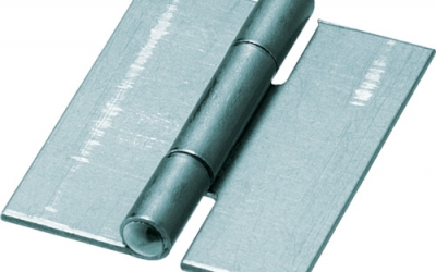 日本中山 TRUSCO 550W-25N 钢制薄口焊接铰链全长25.5 mm(10个装)