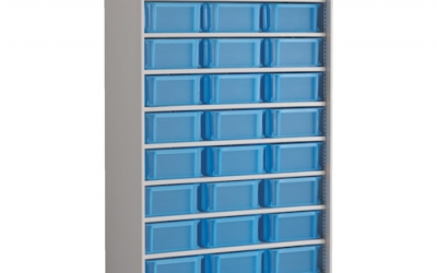 日本中山 TRUSCO 610CF-SK33B 零件箱带CF型TSK-910BX33件