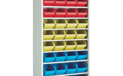 日本中山 TRUSCO 608M-C 零件案例平底箱M型集装箱装H1790