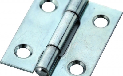 日本中山 TRUSCO 550-25UNCR 钢制薄普通铰链三价镀铬完成全长25.5 mm