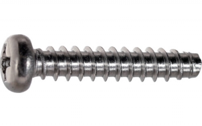 日本中山 TRUSCO  S040-0204  　ナベ頭タッピングねじ　２種溝なしＢ０　ステンレス　Ｍ２×４　６２００本入　ヘキサゴンパック　