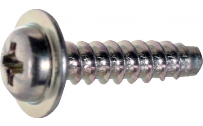 日本中山 TRUSCO S032-0306 ( )纳维瓦刀头自攻螺钉2种B1三价白M3×6 970根入六角包