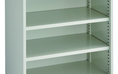 日本中山 TRUSCO  DX-858X-W  　ＤＸ型保管庫　オープン　８８１Ｘ５５１ＸＨ８８０　ホワイト色　