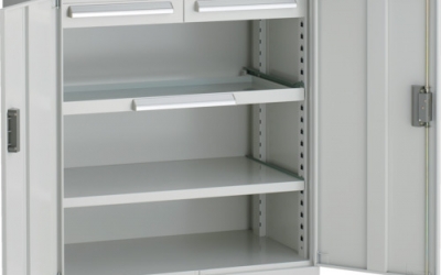 日本中山 TRUSCO  DX-31A-W  　ＤＸ型スライド工具キャビネット　８８１Ｘ５５１ＸＨ１０００　スライド１段　ホワイト色　