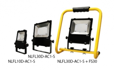 日本走空运 NIKKI  日机 LED投光器(NLFL-D系列)   NLFL10D-AC1-S/NLFL30D-AC1-S/NLFL50D-AC1-S  带防雨插头 (VCT0.75mm 2 x3C)