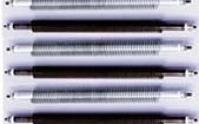 日本源头报价 SAKAGUCHI 坂口电热  翅片式加热器  F-1  /F-2/  F-3  标准品材质为铁（耐热银粉涂层）