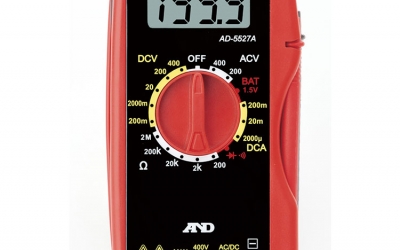 日本渠道 AND 艾安得 数字万用表 AD-5527A/AD-5529A  最大输入电流200mA