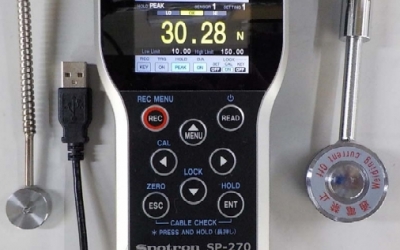 日本厂家 spotron 狮宝龙 数字压力计 SP-270-F200N  电极间的加压力