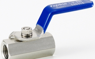 日本原装 fujikin 富士金 手动球阀 UBV-14F-R  主体不锈钢316
