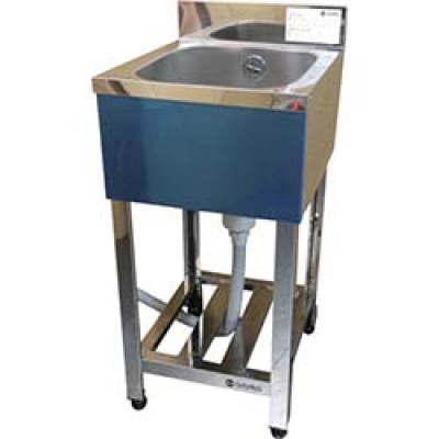 （株）東製作所 KP1-400 アズマ　一槽シンク（ホース付）　４００×４５０×８００