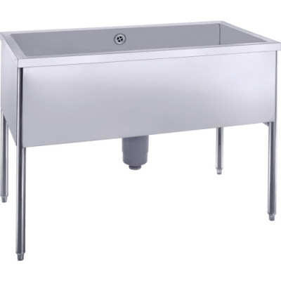 （株）東製作所 HPMC2-1500-L アズマ　二槽水切シンクＢＧ無ホース付左シンク　１５００×６００×８００