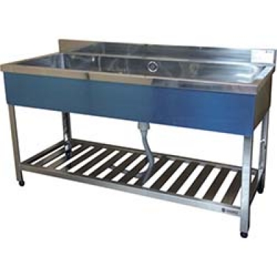 （株）東製作所 HP1-1500 アズマ　一槽シンク（ホース付）　１５００×６００×８００