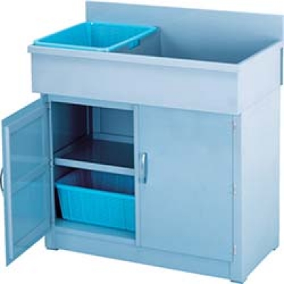 （株）新光化成 SN-90W 新光　塩ビ流し台　（２槽シンク）