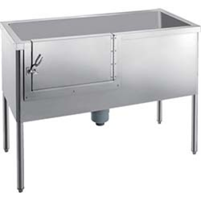 （株）テラオカ 10-1105-08 テラオカ　ＳＵＳ４３０ドッグバスバックガ－ドなし１２００×５５０×９００