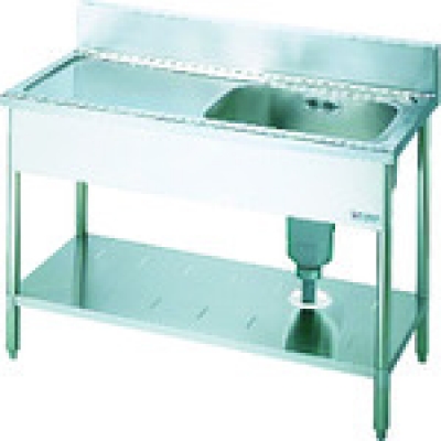 （株）ＬＩＸＩＬ　住設ルート S-1SC090B0B-L ＬＩＸＩＬ　一槽水切付流し台　左水槽　９００×６００×８００