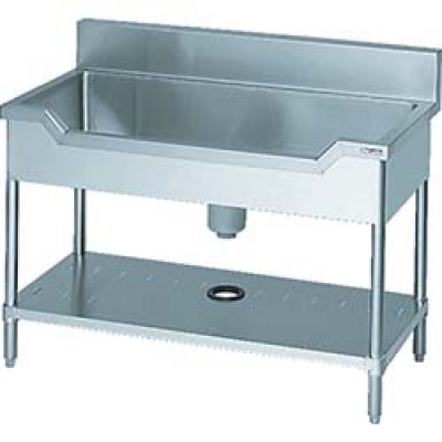 （株）マルゼン BSF1-126 マルゼン　舟型シンク１２００×６００×８００（ホース付）