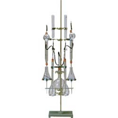 柴田科学（株） 054410-02 ＳＩＢＡＴＡ　塩入奥田式窒素蒸留器　２コ掛