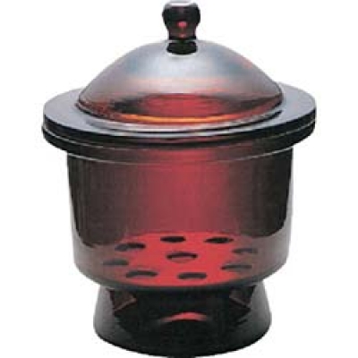 柴田科学（株） 017380-240 ＳＩＢＡＴＡ　デシケーター　中板付　茶　２４０ｍｍ