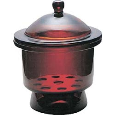 柴田科学（株） 017380-120 ＳＩＢＡＴＡ　デシケーター　中板付　茶　１２０ｍｍ