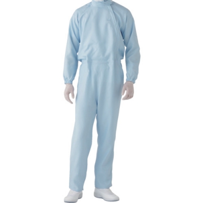 日本绿安全 MIDORI C1351N-M ミドリ安全　フード一体型クリーンウェア