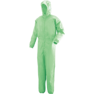 日本绿安全 MIDORI C1351G-SS ミドリ安全　フード一体型クリーンウェア