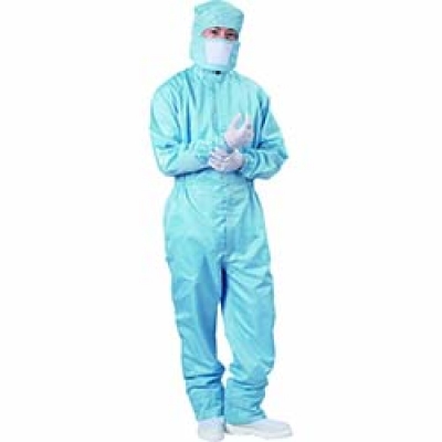 （株）ブラストン BSC-11021-B-3L ブラストン　フード付つなぎ服　ブルー　３Ｌサイズ