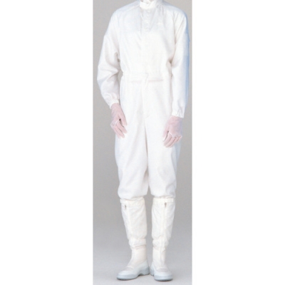 日本绿安全 MIDORI C1515W-LL ミドリ安全　立体裁断構造超静電クリーンウェア