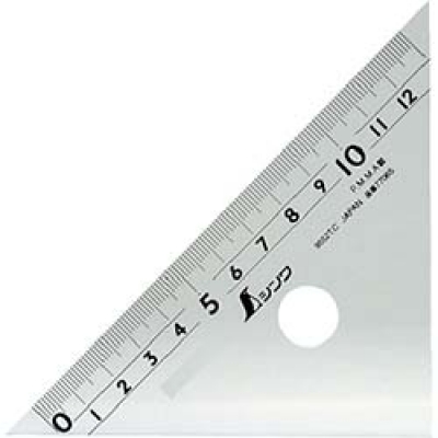 シンワ測定（株） 77065 シンワ　三角定規　１５ｃｍ　２枚組