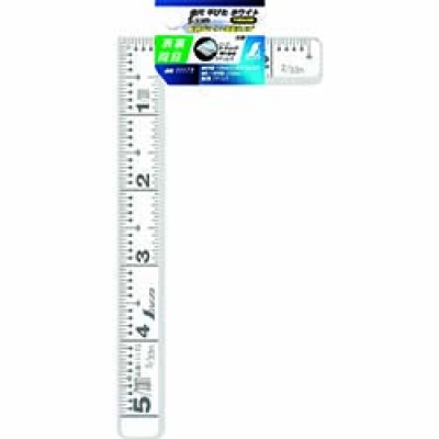 シンワ測定（株） 11173 シンワ　曲尺平ぴた　ホワイト　５寸　表裏同目