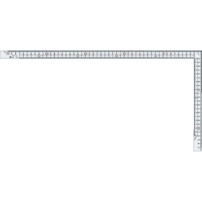 シンワ測定（株） 11161 シンワ　曲尺＿ホワイト厚手広巾５０ｃｍ表裏同目８段目盛