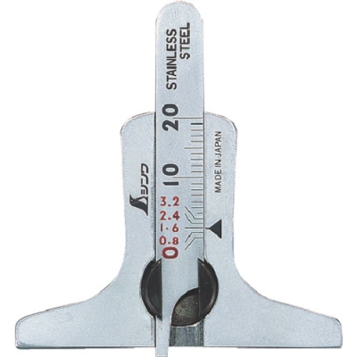 シンワ測定（株） NO.19300 シンワ　タイヤ溝測定ゲージ