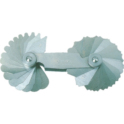 日本中山 TRUSCO  178MD ＴＲＵＳＣＯ　ラジアスゲージ　測定範囲２４．０～３０．０　１４枚組