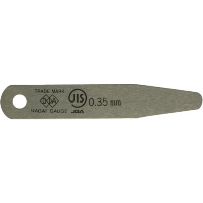 日本永井 DIA  75B0.35 ＤＩＡ　ＪＩＳ規格すきまゲージリーフ０．３５Ｘ７５Ｂ型