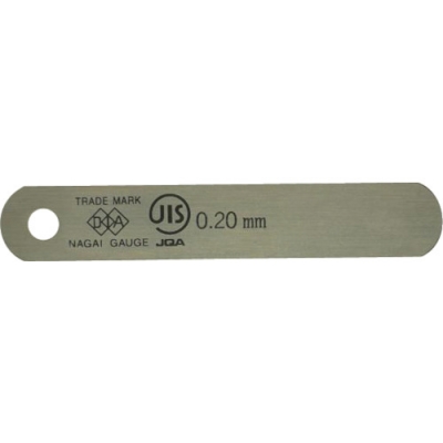日本永井 DIA  75A0.20 ＤＩＡ　ＪＩＳ規格すきまゲージリーフ０．２０Ｘ７５Ａ型