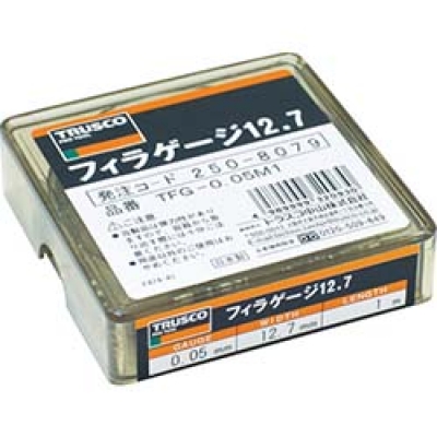 日本中山 TRUSCO  TFG-0.30M1 TRUSCO フィラーゲージ 0.30mm厚 12.7mmX1m