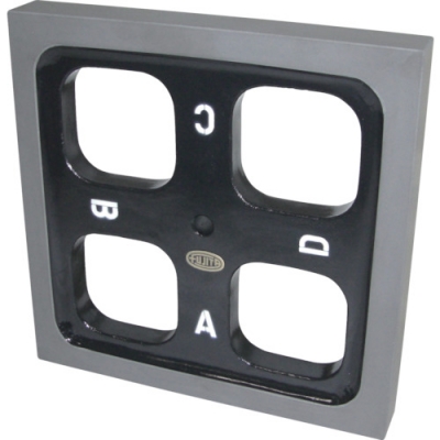 （株）藤田製作所 NO.2440-350X350X45 ＦＵＪＩＴＡ　アルミナセラミックス製四直角マスター