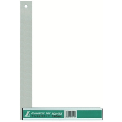 シンワ測定（株） 74112 シンワ　アルミ台付スコヤ３００ｍｍ